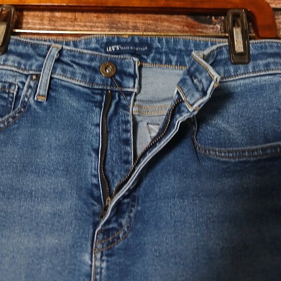 Levis Made & Crafted Jeans 721 Size 30 High Rise Skinny Blue Denim Stretch - Picture 6 of 12